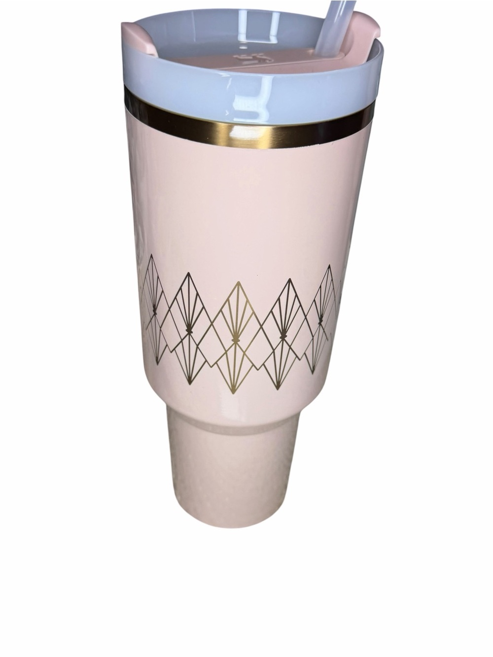 Stanley Pink and Gold Insulated Travel Mug with Handle. NWOT - Picture 6 of 7